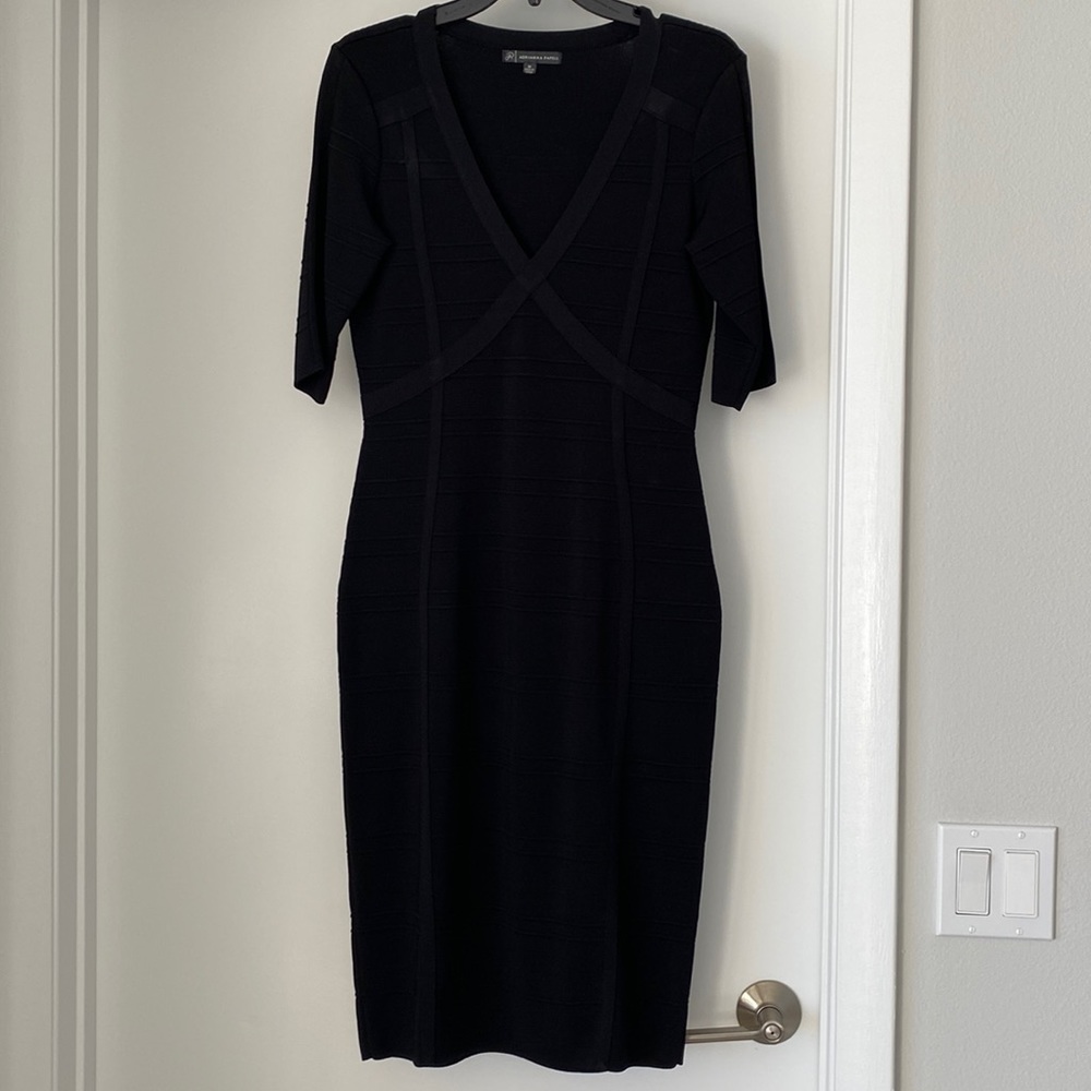 Adrianna Papell Black Dress NEW